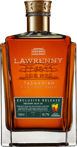 Cricket Tasmania Season 2024-25 Exclusive Release Single Malt Whisky 500ml