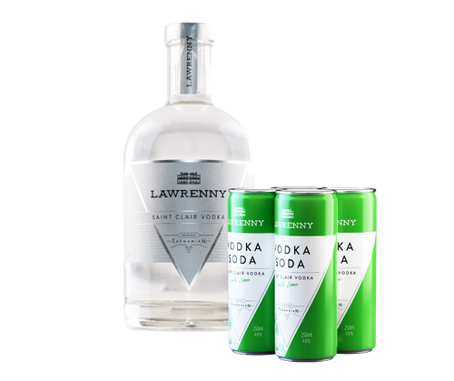 Bottle & RTD Combo - Vodka Lime Soda