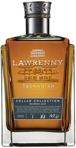 Lawrenny Cellar Collection Bourbon Cask Tasmanian Single Malt Whisky - 500ml