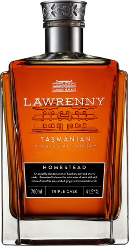 Lawrenny Homestead Tasmanian Single Malt Whisky - 700ml - 41.5%