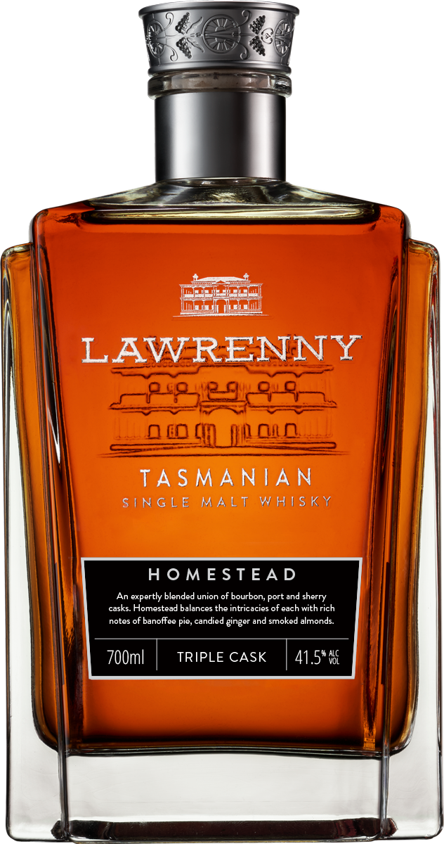 Lawrenny Homestead Tasmanian Single Malt Whisky - 700ml - 41.5%