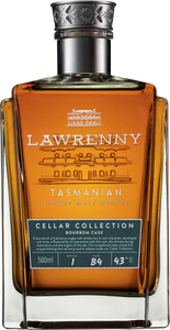 Lawrenny Cellar Collection Bourbon Cask Tasmanian Single Malt Whisky - 43% 500ml