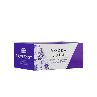 RTD Vodka Soda Wild Berry 250ml case 24