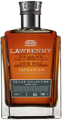 Lawrenny Sherry Cask Tasmanian Single Malt Whisky - Cellar Collection - 500ml