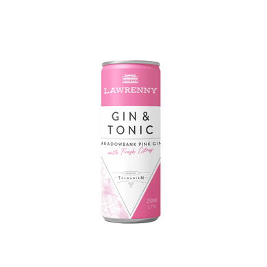 RTD Pink Gin & Tonic 250ml case 24