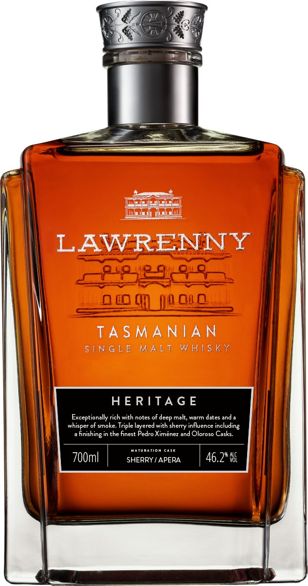 Lawrenny 'Heritage' Tasmanian Single Malt Whisky - 700ml